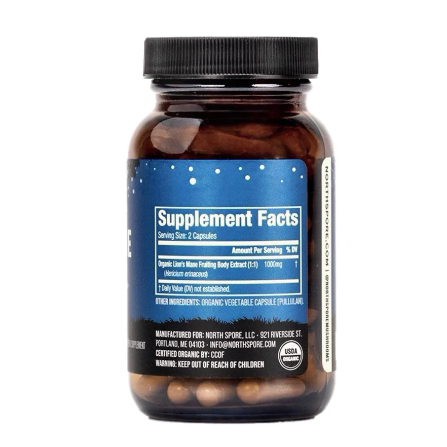 organic lion's mane mushroom capsules organic lion's mane mushroom capsules